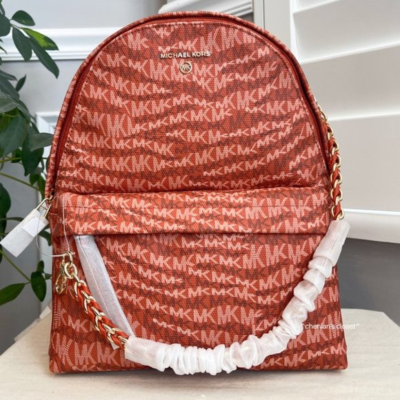 🔥NeW! Michael Kors Animal Print Backpack &amp; Card Case - Picture 6 of 16